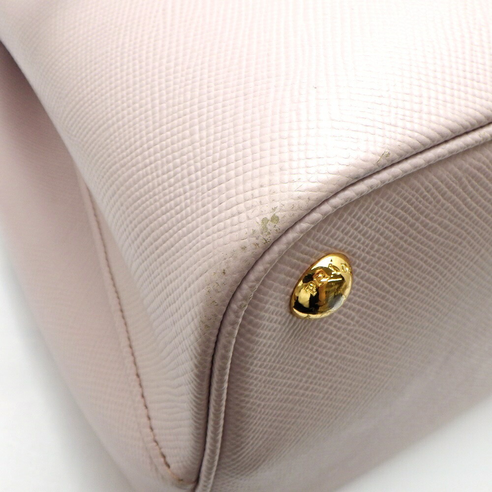 Prada Shoulder Leather Red Triangular Saffiano Cu… - image 5